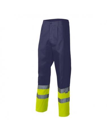 Comprar Pantalón bicolor alta visibilidad serie 158 online barato Sup Mar/Inf Ama