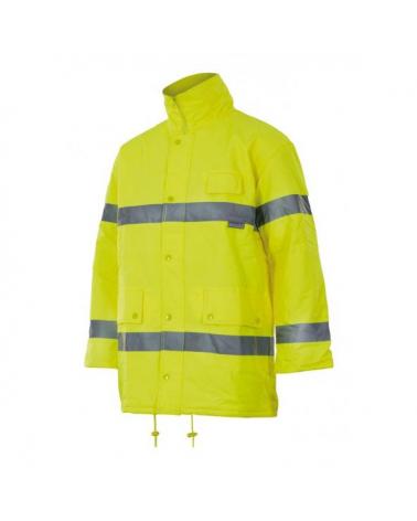 Comprar Parka impermeable alta visibilidad serie 165 online barato Amarillo Fluor