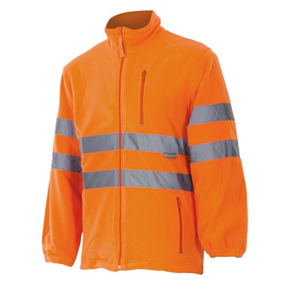 Comprar Chaqueta polar alta visibilidad (tallas grandes) serie 181 online barato Naranja Fluor