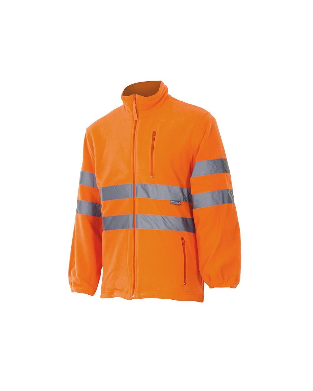 Comprar Chaqueta polar alta visibilidad (tallas grandes) serie 181 online barato Naranja Fluor