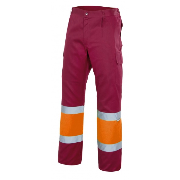 Pantalón bicolor alta visibilidad serie 157c