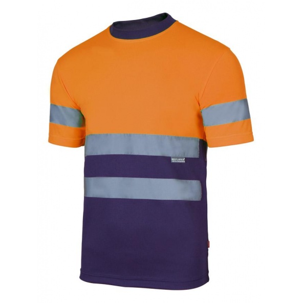 Camiseta tecnica bicolor alta visibilidad serie 305506