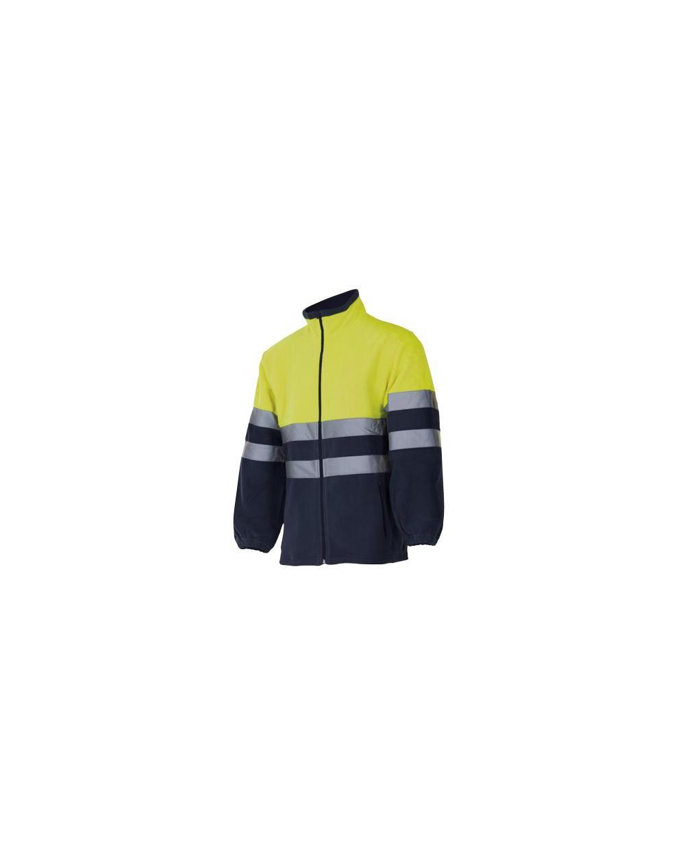 Comprar Chaqueta polar bicolor alta visibilidad serie 301503 online barato Amarillo Fluor