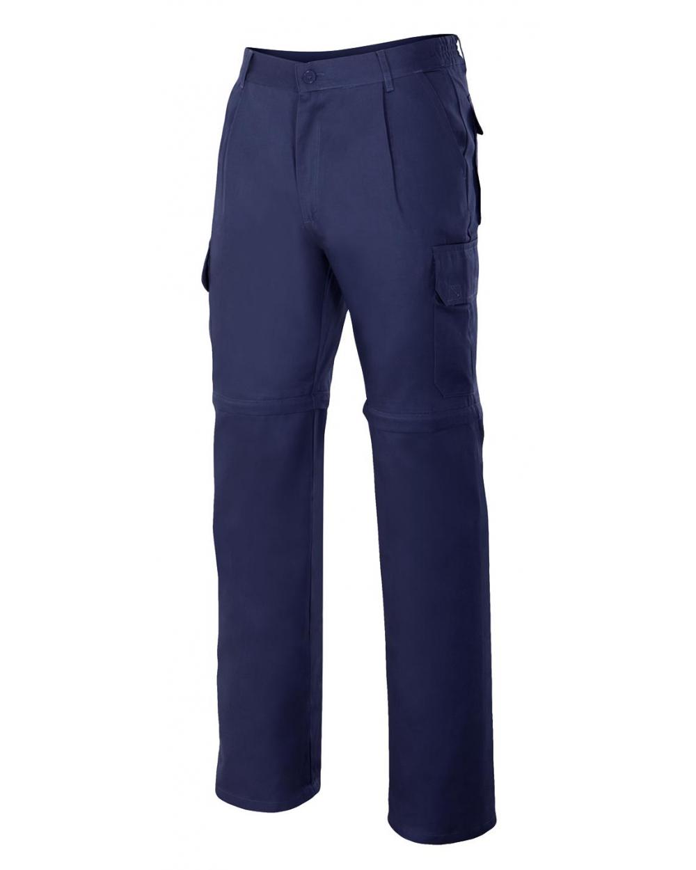 Comprar Pantalón desmontable multibolsillos serie 346 online barato Azul Marino