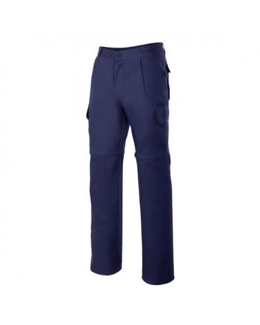 Comprar Pantalón desmontable multibolsillos serie 346 online barato Azul Marino