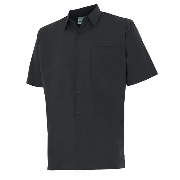 Comprar Camisa manga corta un bolsillo serie 531 online barato Negro