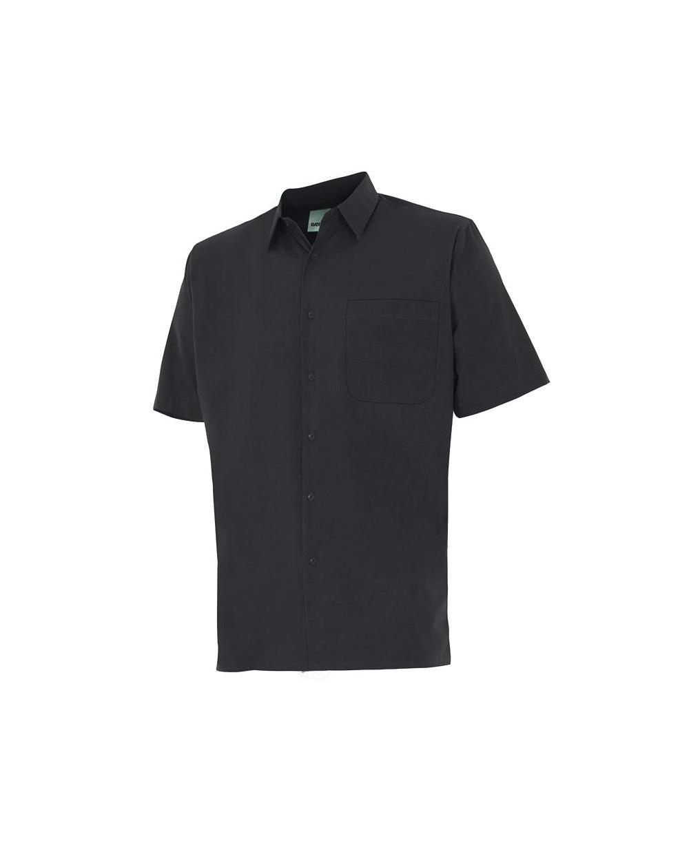 Comprar Camisa manga corta un bolsillo serie 531 online barato Negro