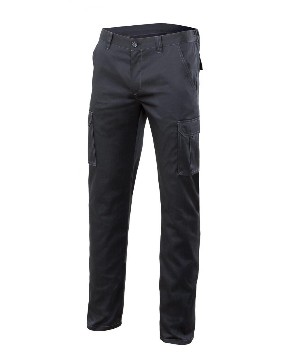 Comprar Pantalón stretch multibolsillos serie 103005s online barato Negro