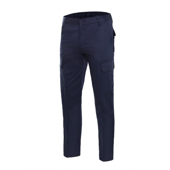 Comprar Pantalón 100% algodon multibolsillos serie 103003 online barato Azul Navy