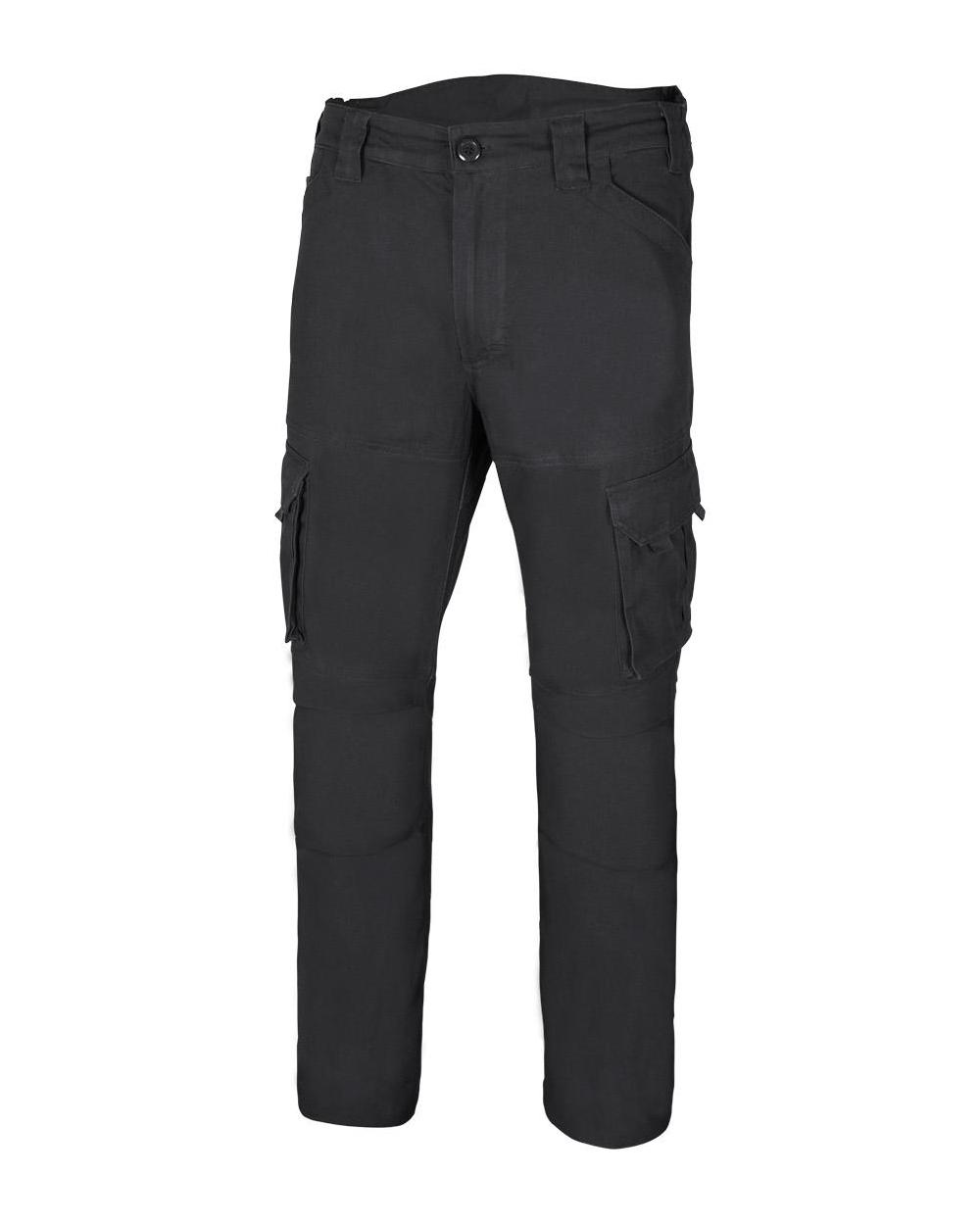 Comprar Pantalón algodon stretch multibolsillos serie 103012s online barato Negro