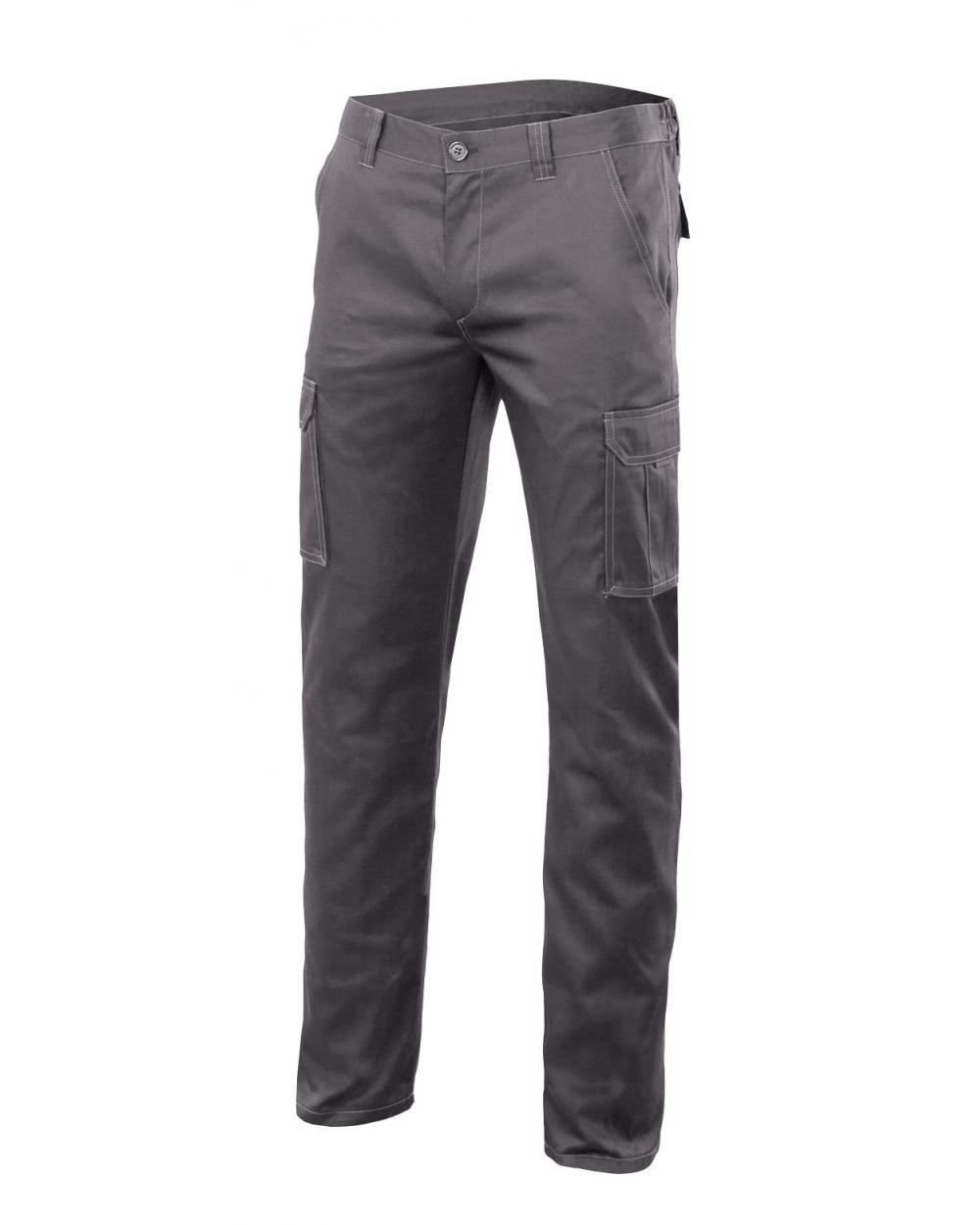 Comprar Pantalón forrado stretch multibolsillos serie 103015s online barato Gris