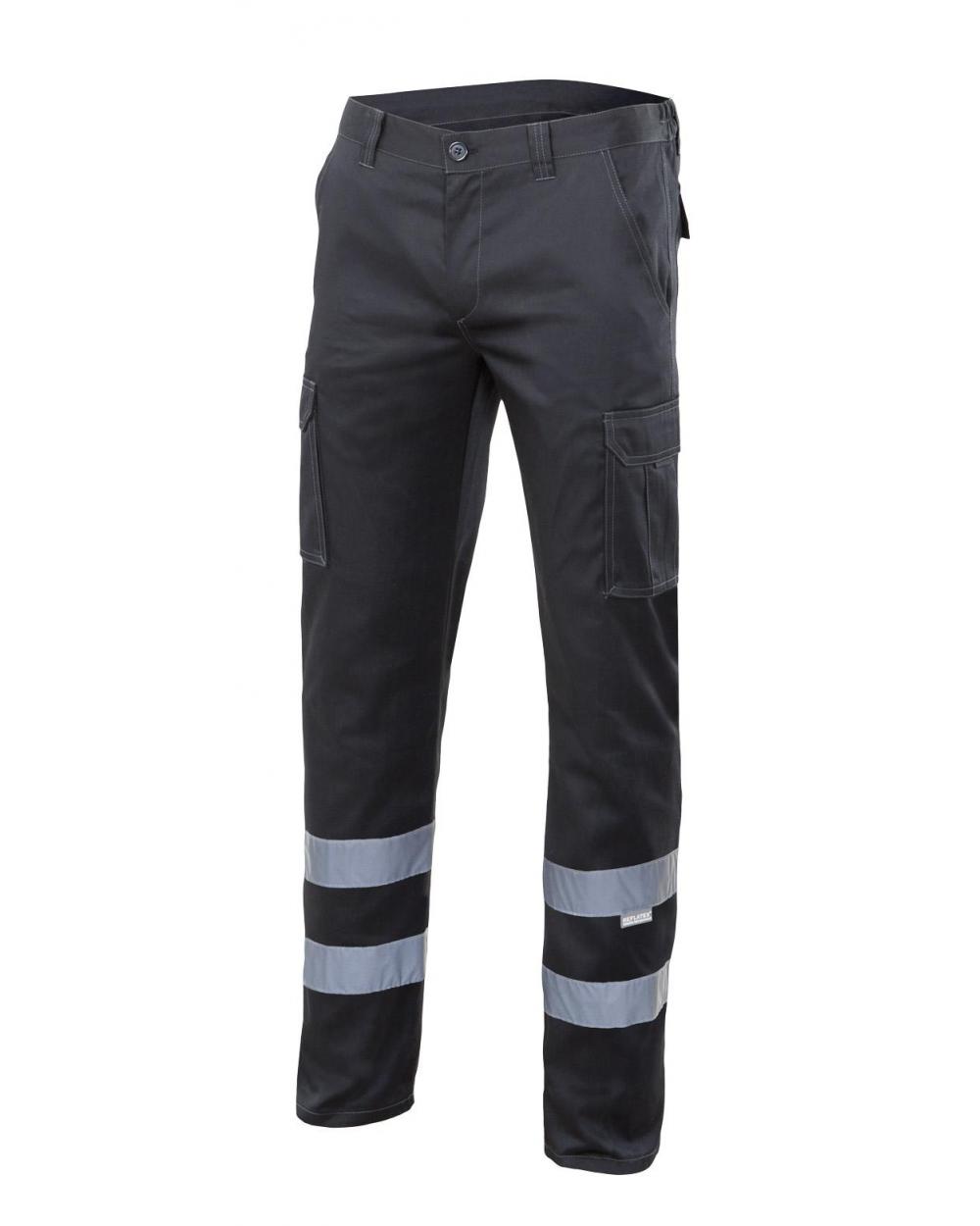 Comprar Pantalón con cintas stretch multibolsillos serie 103014s online barato Negro