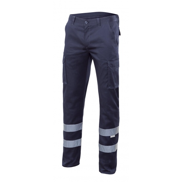 Pantalón con cintas stretch multibolsillos serie 103014s