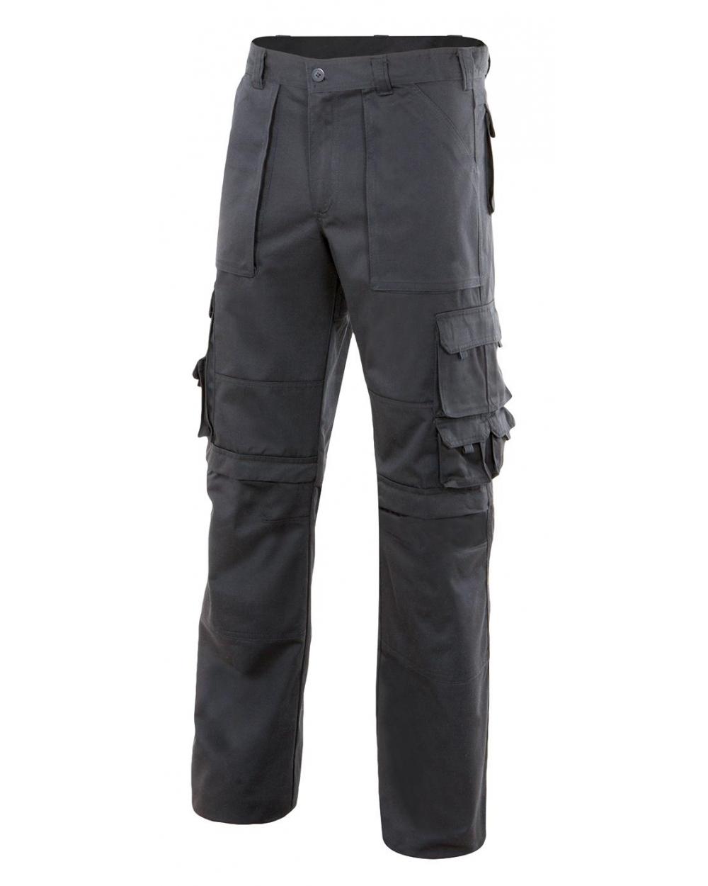 Comprar Pantalón multibolsillos con refuerzo de tejido serie 103016 online barato Negro