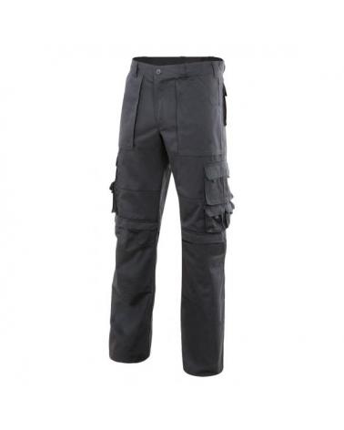 Comprar Pantalón multibolsillos con refuerzo de tejido serie 103016 online barato Negro