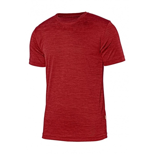 Comprar Camiseta tecnica jaspeada serie 105507 online barato Rojo Jaspeado