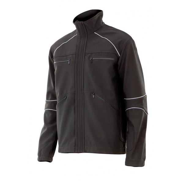 Comprar Cazadora soft shell serie moncayo online barato Negro