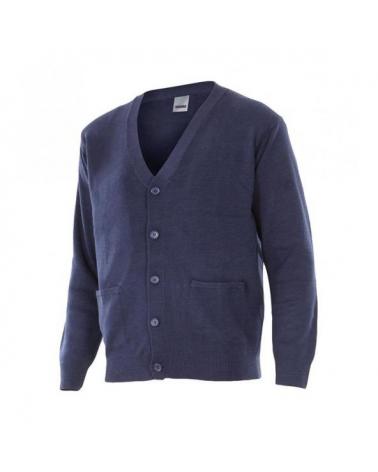 Comprar Chaqueta punto fino serie 103c online barato Azul Marino