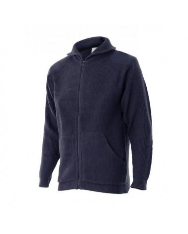 Comprar Chaqueta punto grueso con cuello alto serie 102 online barato Azul Marino