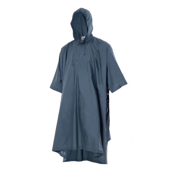 Comprar Poncho de lluvia con capucha serie 187 online barato Azul Marino