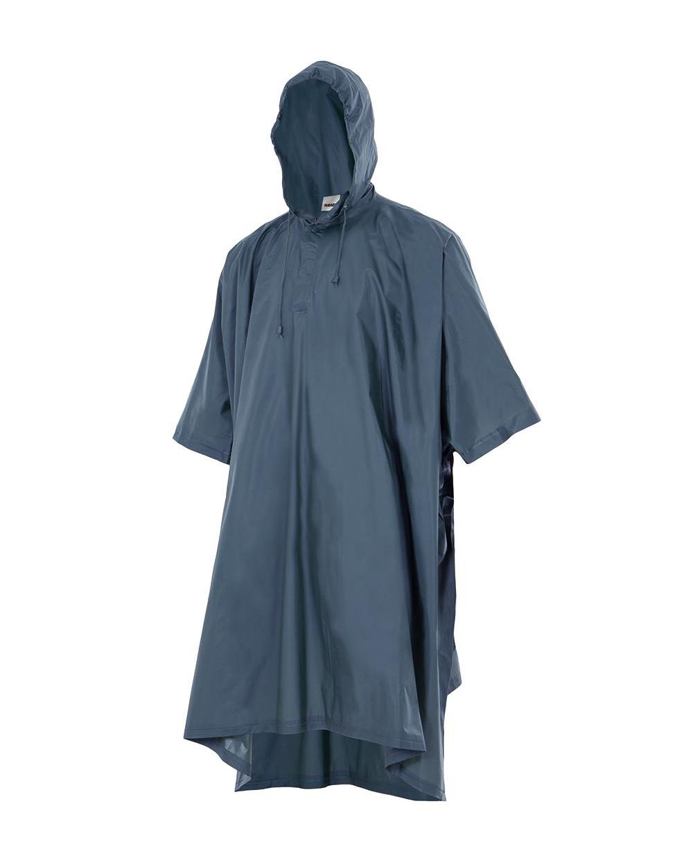 Comprar Poncho de lluvia con capucha serie 187 online barato Azul Marino