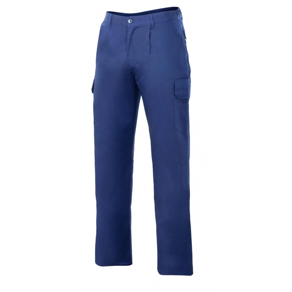 Comprar Pantalón acolchado multibolsillos serie 398 online barato Azul Marino