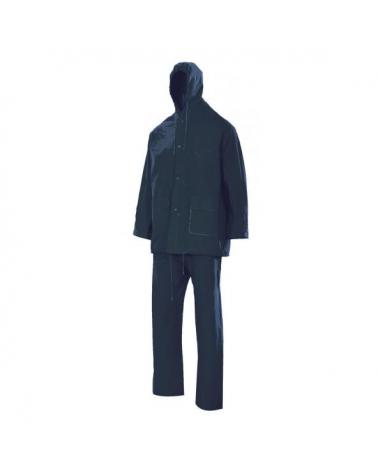 Comprar Traje de lluvia dos piezas con capucha serie 19000 online barato Azul Marino