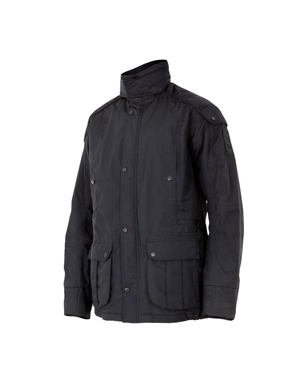 Comprar Parka acolchada impermeable multibolsillos serie 206002 online barato Negro