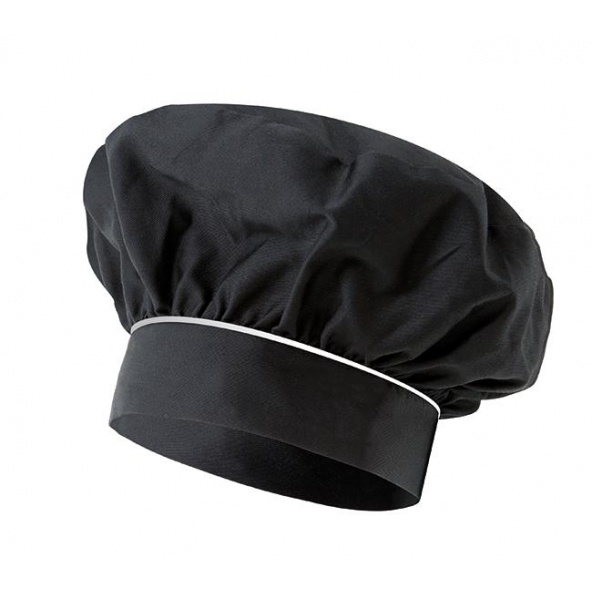 Comprar Gorro francés con vivo serie vainilla_v online barato Negro/Blanco