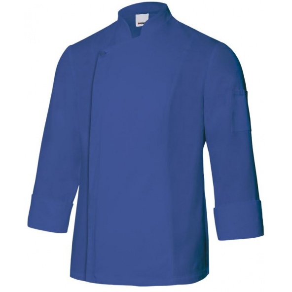 Comprar Chaqueta de cocina con cremallera serie 405202tc online barato Azul Ultramar