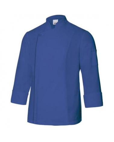 Comprar Chaqueta de cocina con cremallera serie 405202tc online barato Azul Ultramar