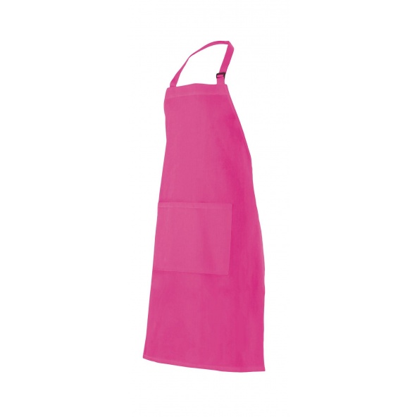 Comprar Delantal peto con bolsillo serie 404203 online barato Fucsia