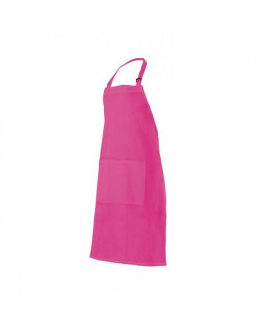 Comprar Delantal peto con bolsillo serie 404203 online barato Fucsia