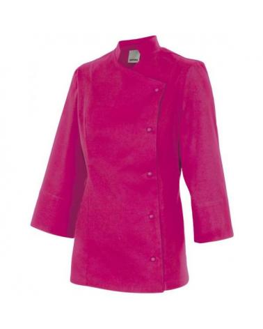 Comprar Chaqueta de cocina mujer serie melisa online barato Fucsia