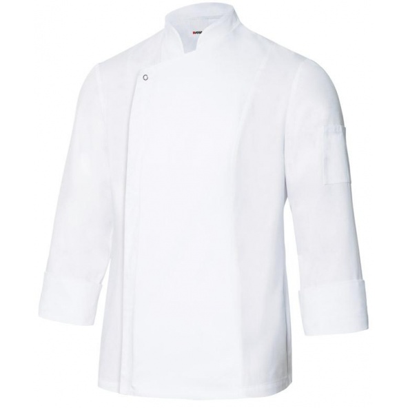 Comprar Chaqueta de cocina con tejido transpirable serie 405204 online barato Blanco