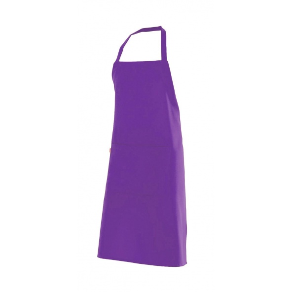 Comprar Delantal peto con bolsillo serie 404204 online barato Morado