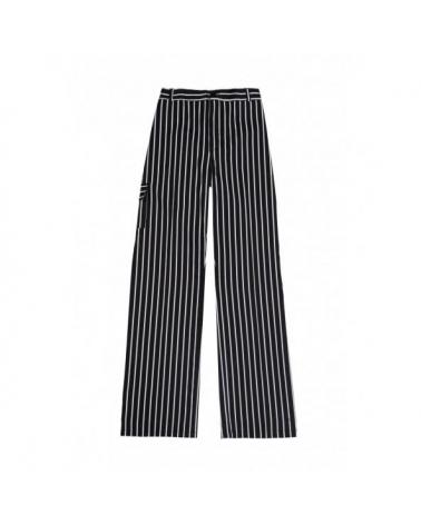 Comprar Pantalón de cocina antimanchas serie oregano_50 online barato Rayas Negras