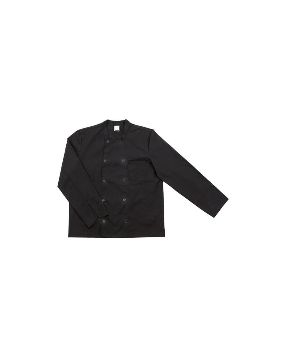 Comprar Chaqueta de cocina manga larga serie 434 online barato Negro