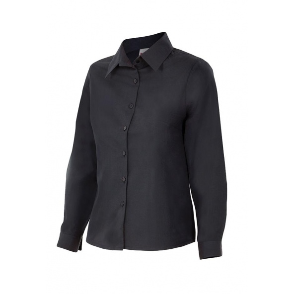 Comprar Camisa mujer manga larga serie 539 online barato Negro