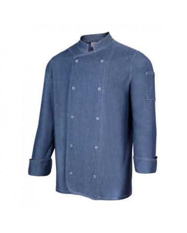 Comprar Chaqueta de cocina denim con automaticos serie 405207 online barato 64