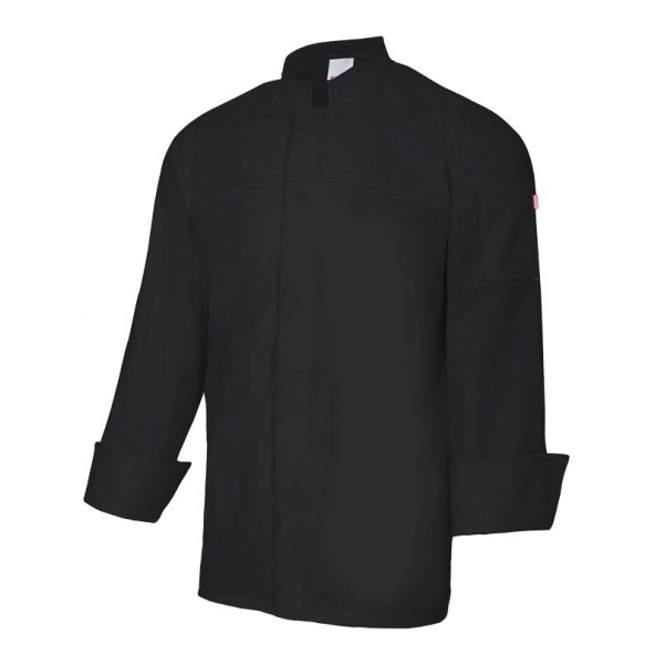 Comprar Chaqueta de cocina con cierre central serie 405208 online barato Negro