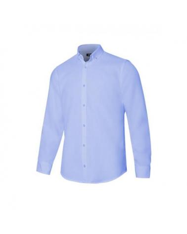 Comprar Camisa oxford stretch manga larga hombre serie 405004s online barato Celeste