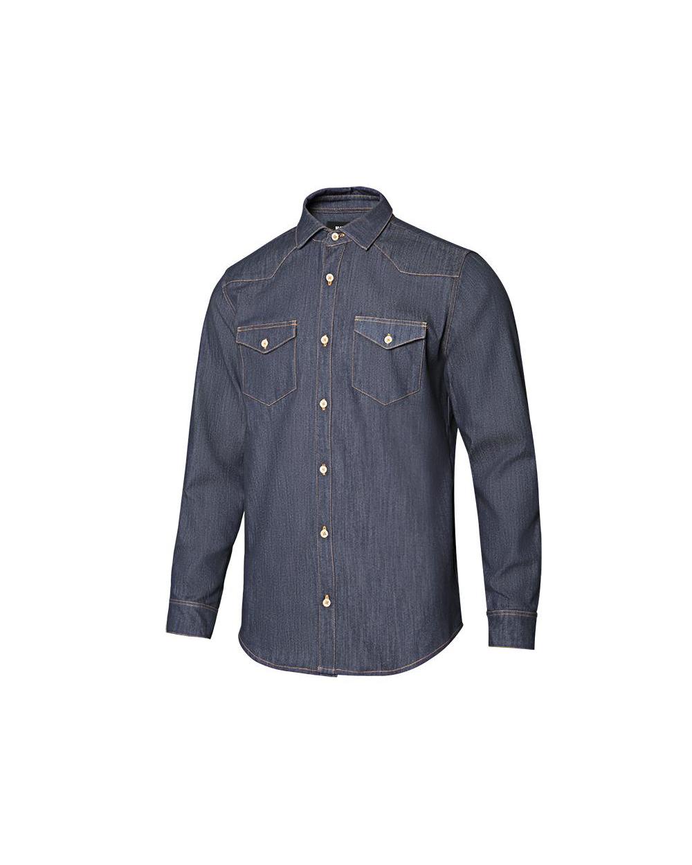 Comprar Camisa denim stretch manga larga hombre serie 405006s online barato 63