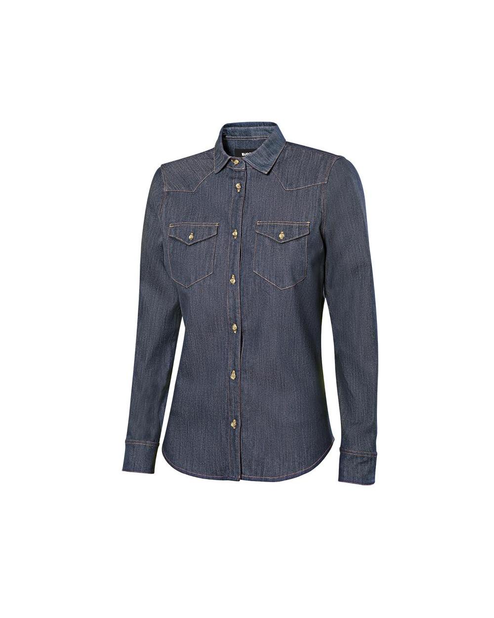 Comprar Camisa denim stretch manga larga mujer serie 405007s online barato 63