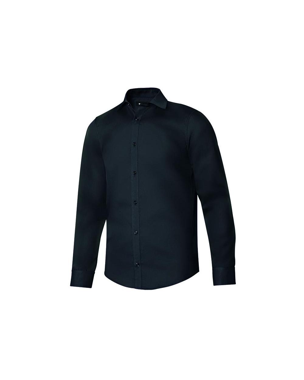 Comprar Camisa manga larga hombre serie 405009 online barato Negro