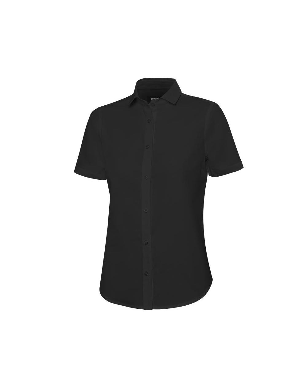 Comprar Camisa manga corta mujer serie 405010 online barato Negro