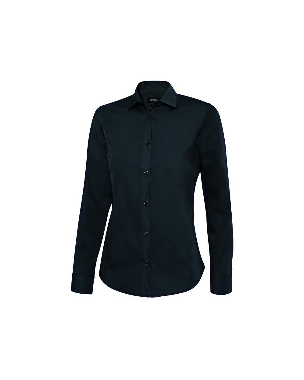 Comprar Camisa manga larga mujer serie 405011 online barato Negro