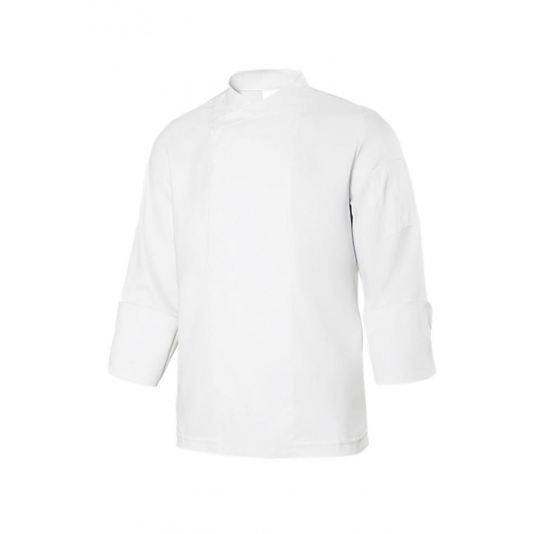 Comprar Chaqueta de cocina microfibra con tejido coolmax serie 405210 online barato Blanco