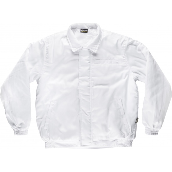 Comprar Cazadora forrada B1110 Blanco workteam delante